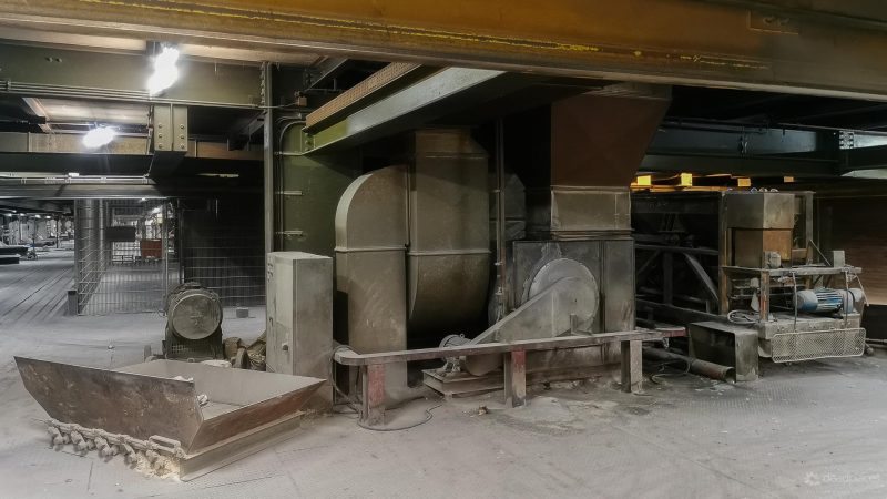 Fahrweg Schiebebuehne Pressen Hangseite